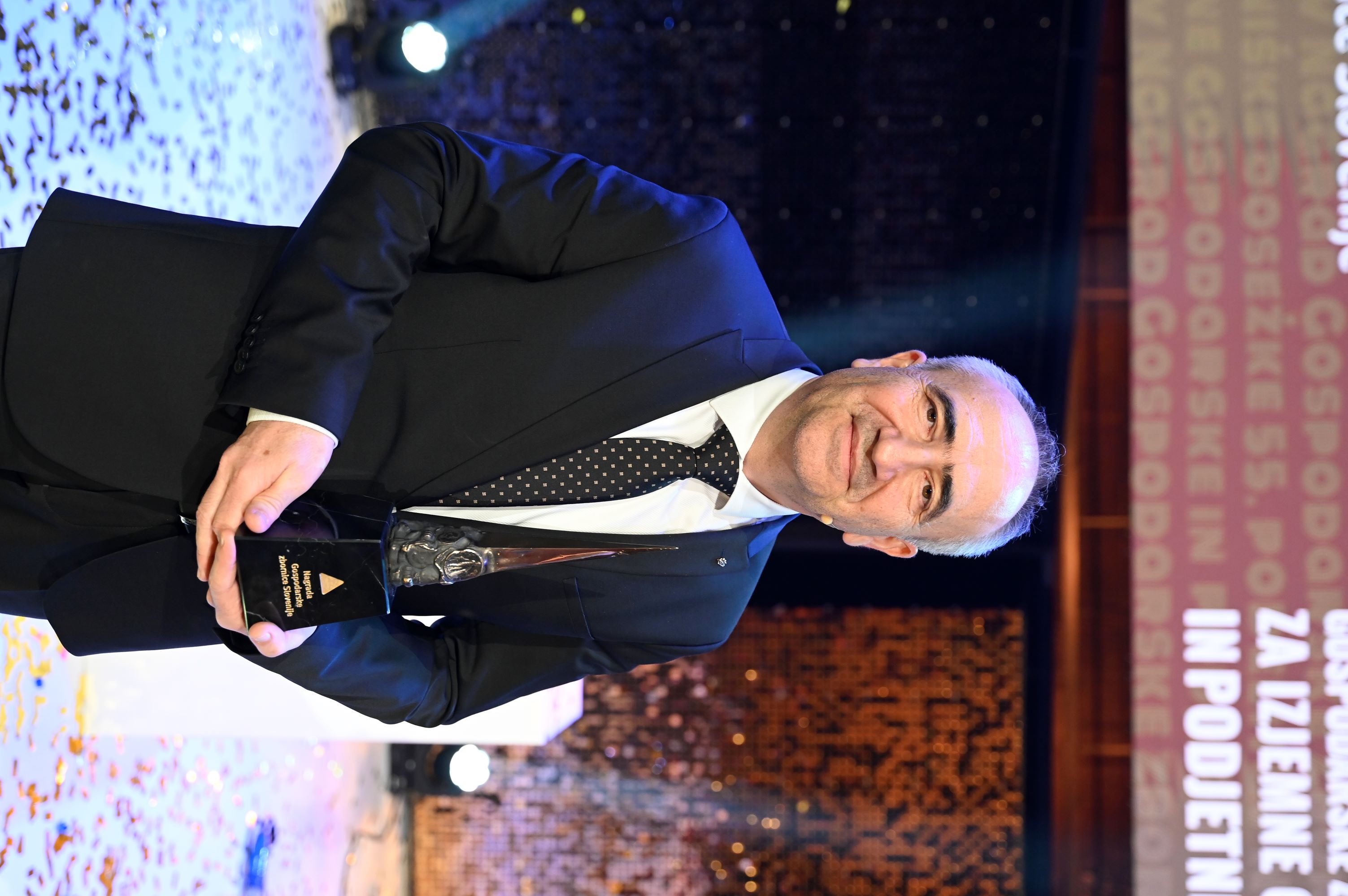 Ivan Cajzek je prejemnik nagrade GZS za izjemne gospodarske in podjetniške dosežke (Foto Sašo Radej).JPG