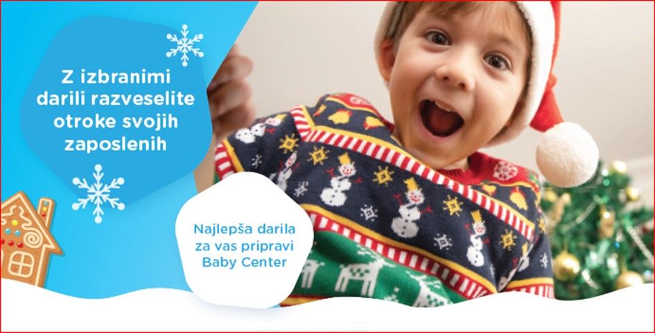 Najlepša darila za otroke vaših zaposlenih pripravi Baby Center.