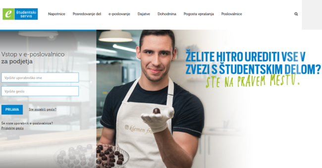 Pomoč pri zunanjem varstvu otrok (K8, Študentski servis)