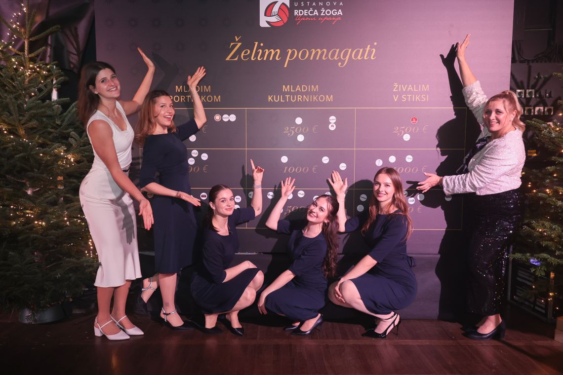 Drage članice in člani, hvala za vaše velikodušne donacije dobrodelni organizaciji Rdeča žoga