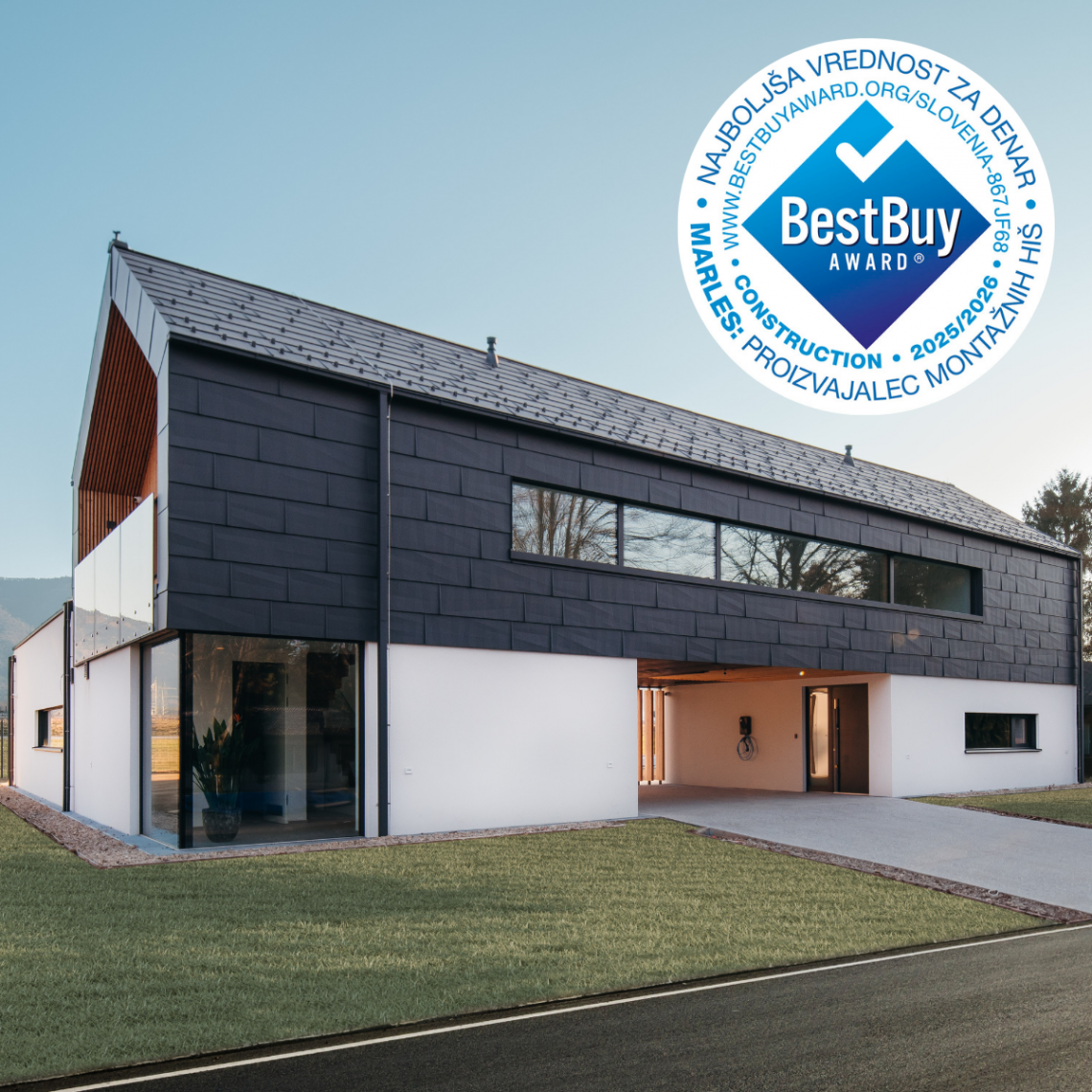 Marles prejemnik mednarodne nagrade Best Buy Award v kategoriji montažnih hiš