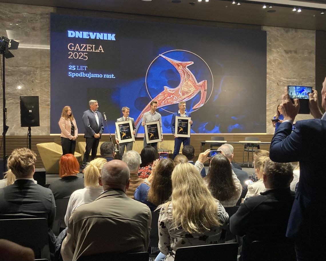 Član SBC TS Lab med finalisti za nagrado Gazela osrednjeslovenske regije