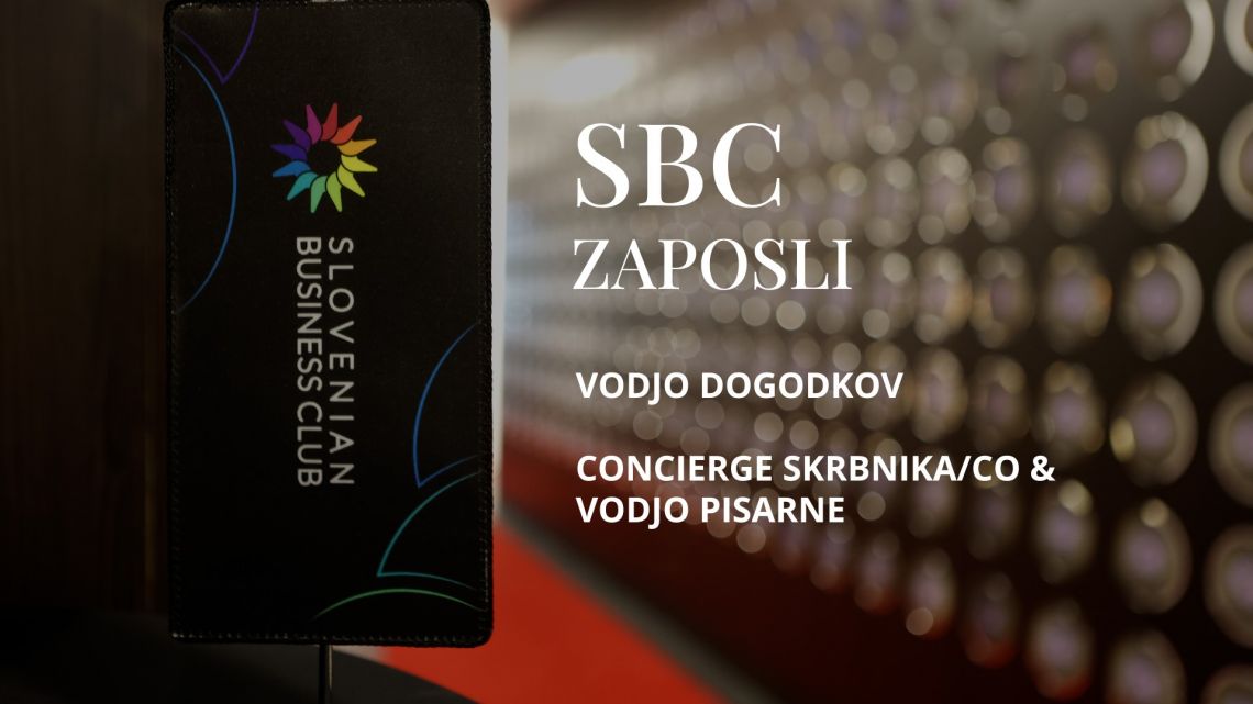 Izkoristi priložnost in se pridruži ekipi SBC