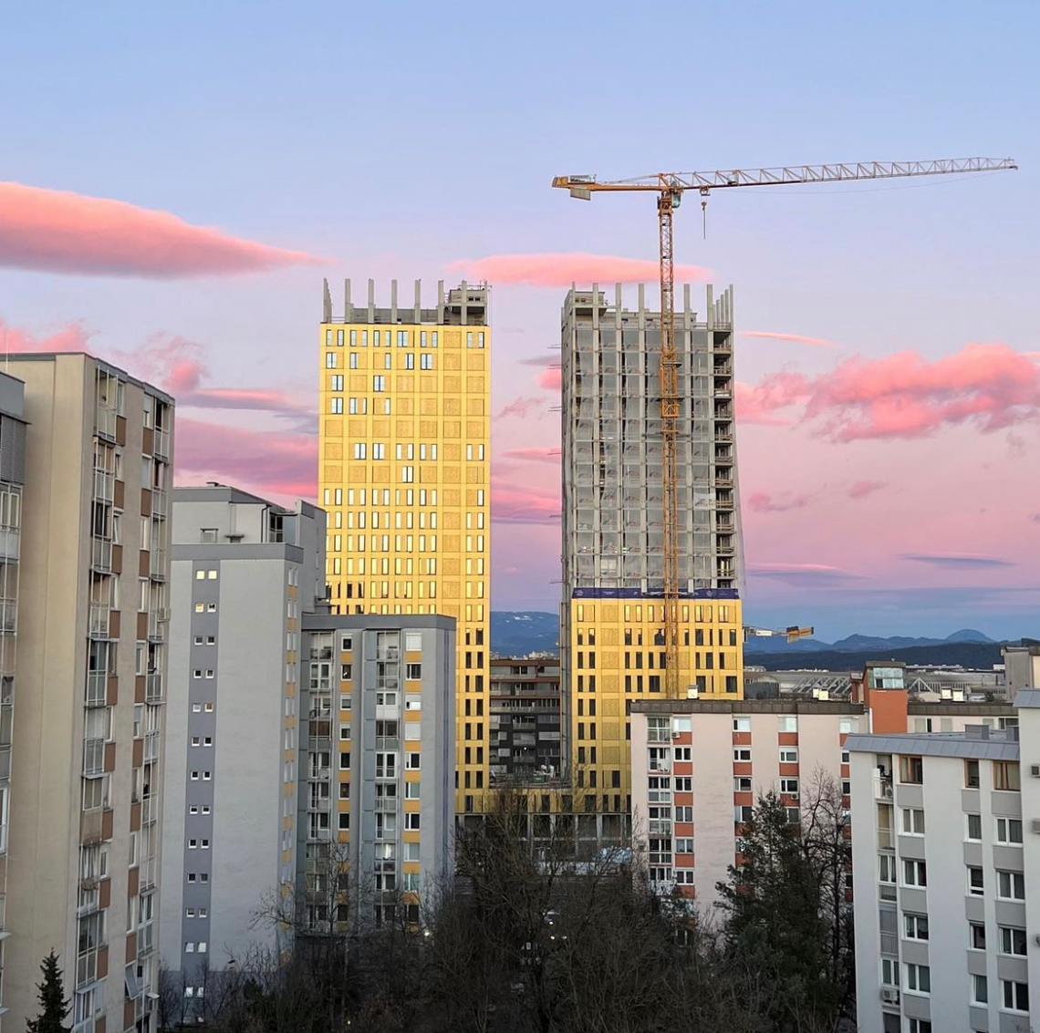 Spektra, najvišja stanovanjska stavba v Sloveniji, bo vseljiva že konec leta