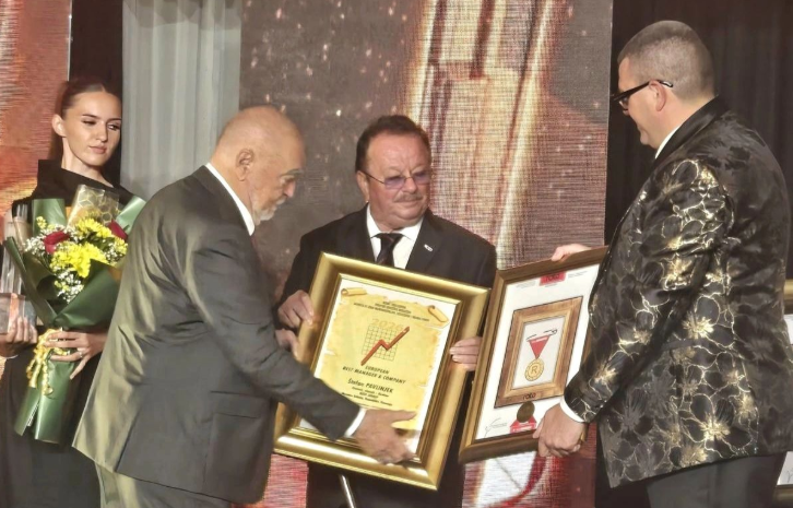 Štefanu Pavlinjeku v Sarajevu prestižna nagrada, med nagrajenci tudi Aljoša Marković