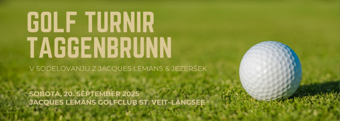Golf turnir Taggenbrunn – ko se združita šport in kulinarika
