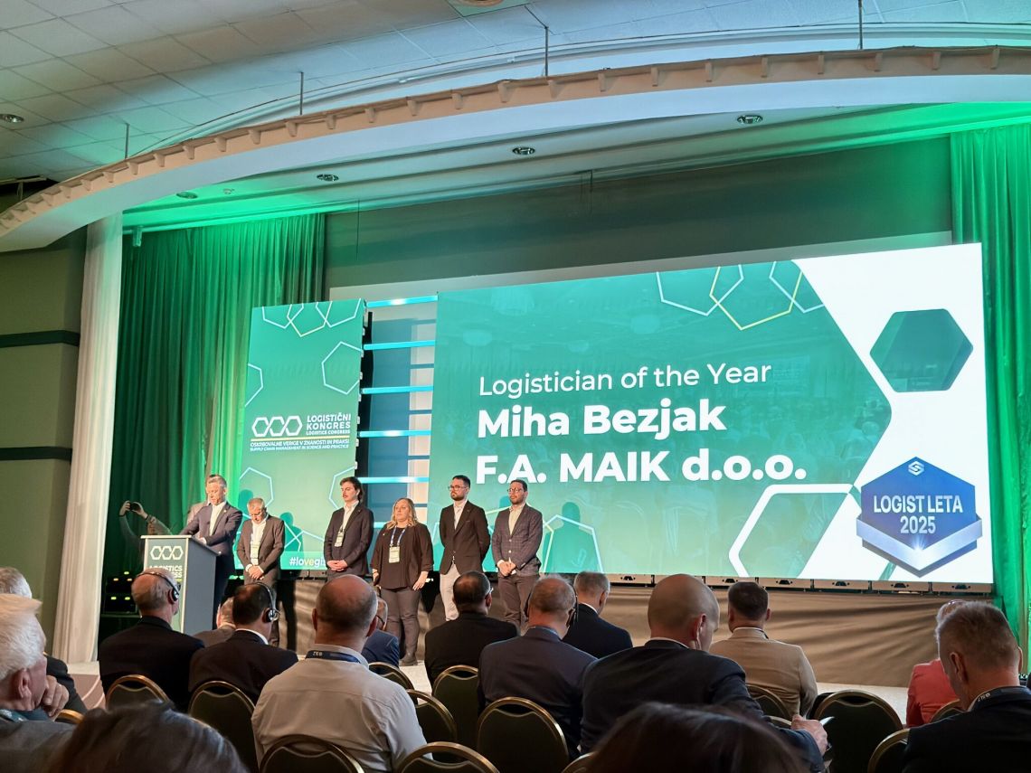 Pomembna nagrada za Miho Bezjaka iz podjetja F.A. MAIK