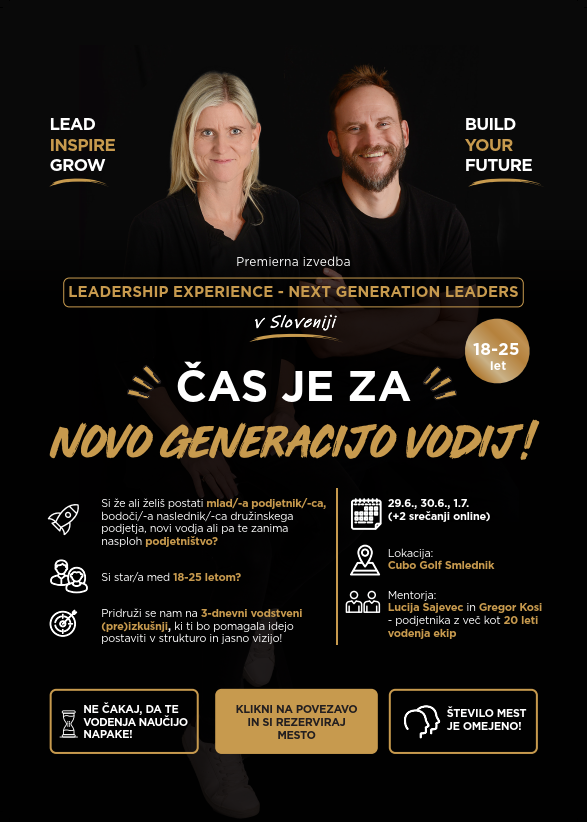 Vabilo: Vodstvena preizkušnja za mlade (18-25 let)
