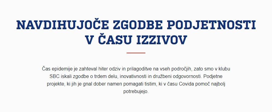 Uspešne podjetniške zgodbe pomoči so lahko v navdih vsem, ki iščejo pot za izhod iz koronske krize
