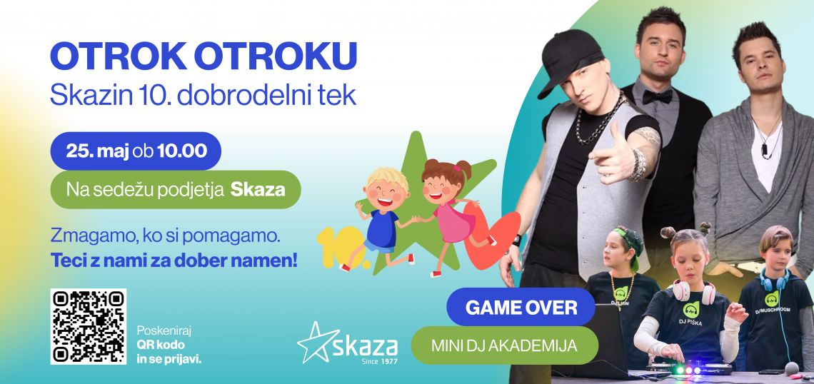 Tecite z dr. Natašo Pirc Musar na Skazinem dobrodelnem teku Otrok otroku