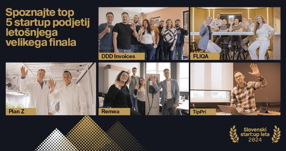 5 finalistov tekme za Slovenski start:up leta 2024 prihaja na SBC