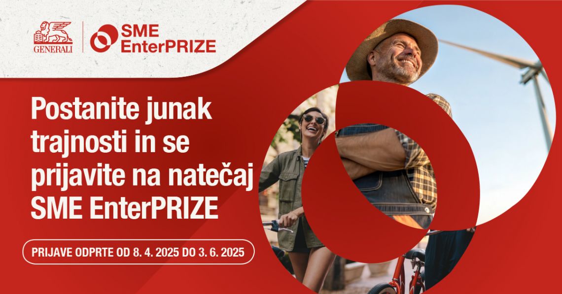 Poslujete trajnostno? Prijavite se na natečaj zavarovalnice Generali.