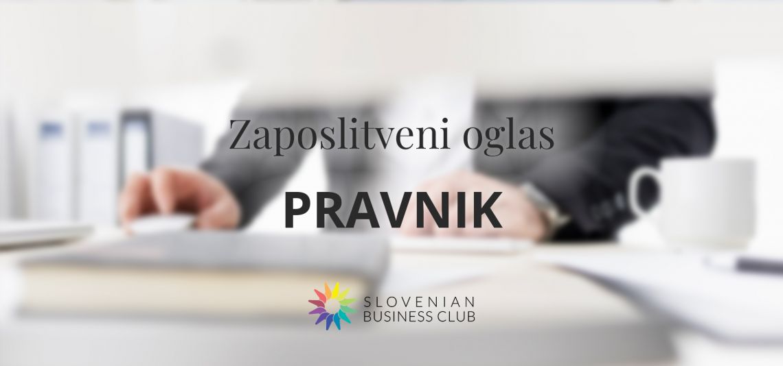 Zaposlitveni oglas: Pravnik