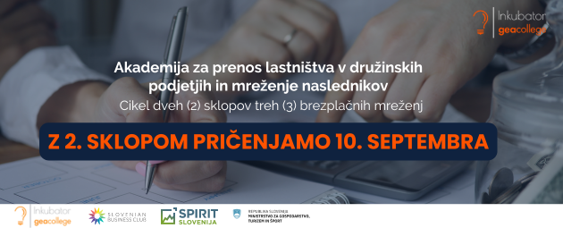 Akademija za prenos lastništva v družinskih podjetjih in mreženje naslednikov