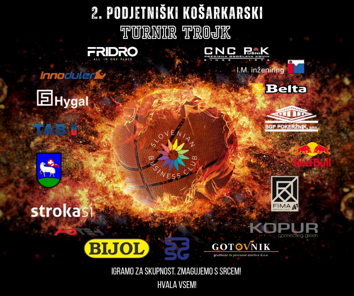 V Dravogradu uspešen 2. dobrodelni podjetniški košarkarski turnir trojk
