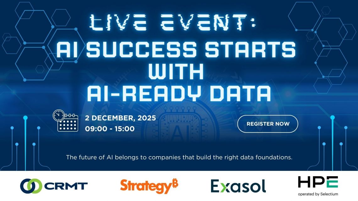 Vabljeni na dogodek AI Success Starts with AI-Ready Data