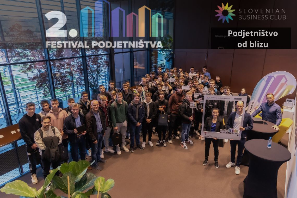 S ponosom zaključujemo dogodke 'Podjetništvo od blizu' v sklopu Festivala podjetništva